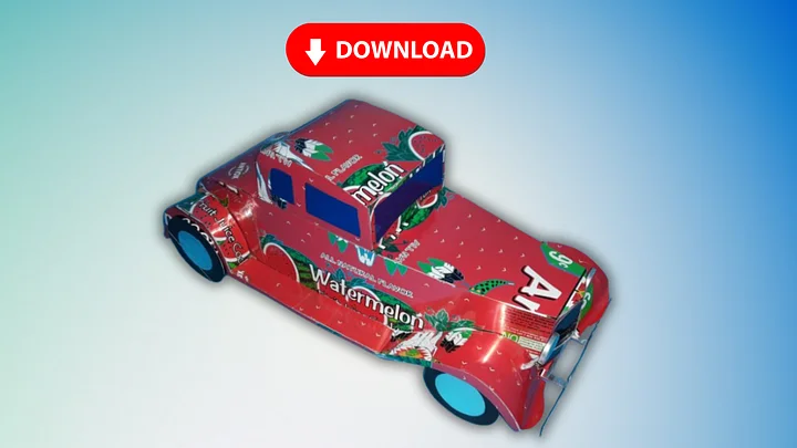 Soda Can 32 Ford Five Window Coupe DIGITAL Plans product image (1)