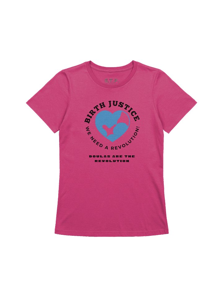 Birth Justice [Blue Heart] - Women's Relaxed T-Shirt product image (1)