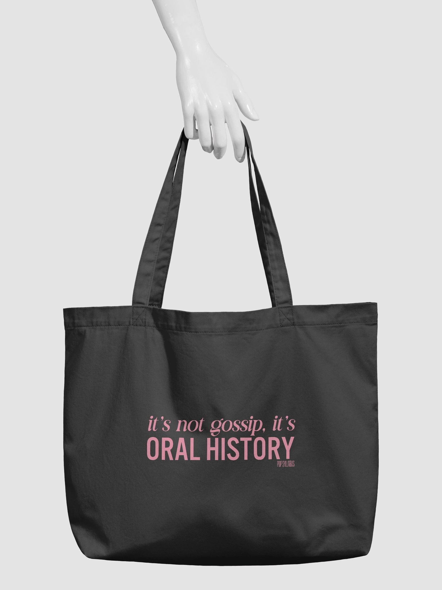 Oral History Black Tote (Pink) product image (3)