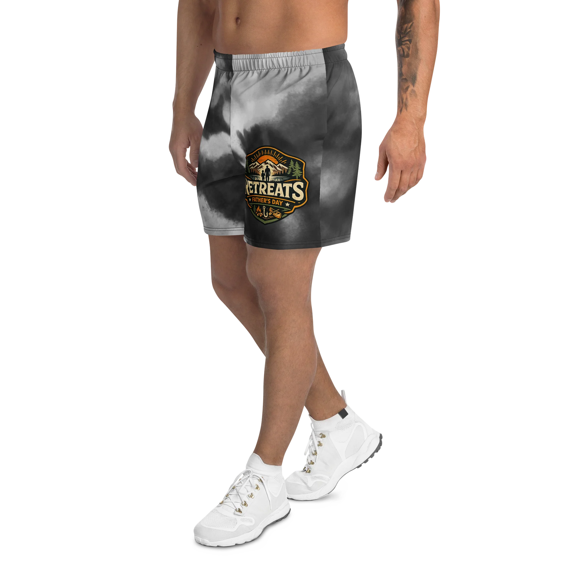 All-Over Print Athletic Long Shorts product image (3)