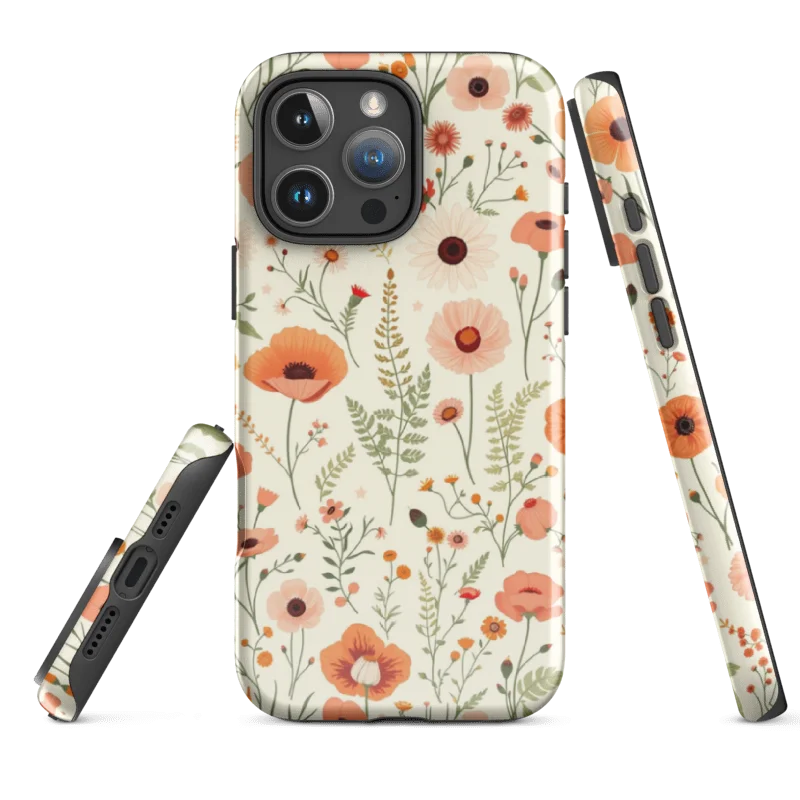 Floral Poppy Bliss Tough Case for iPhone® product image (3)