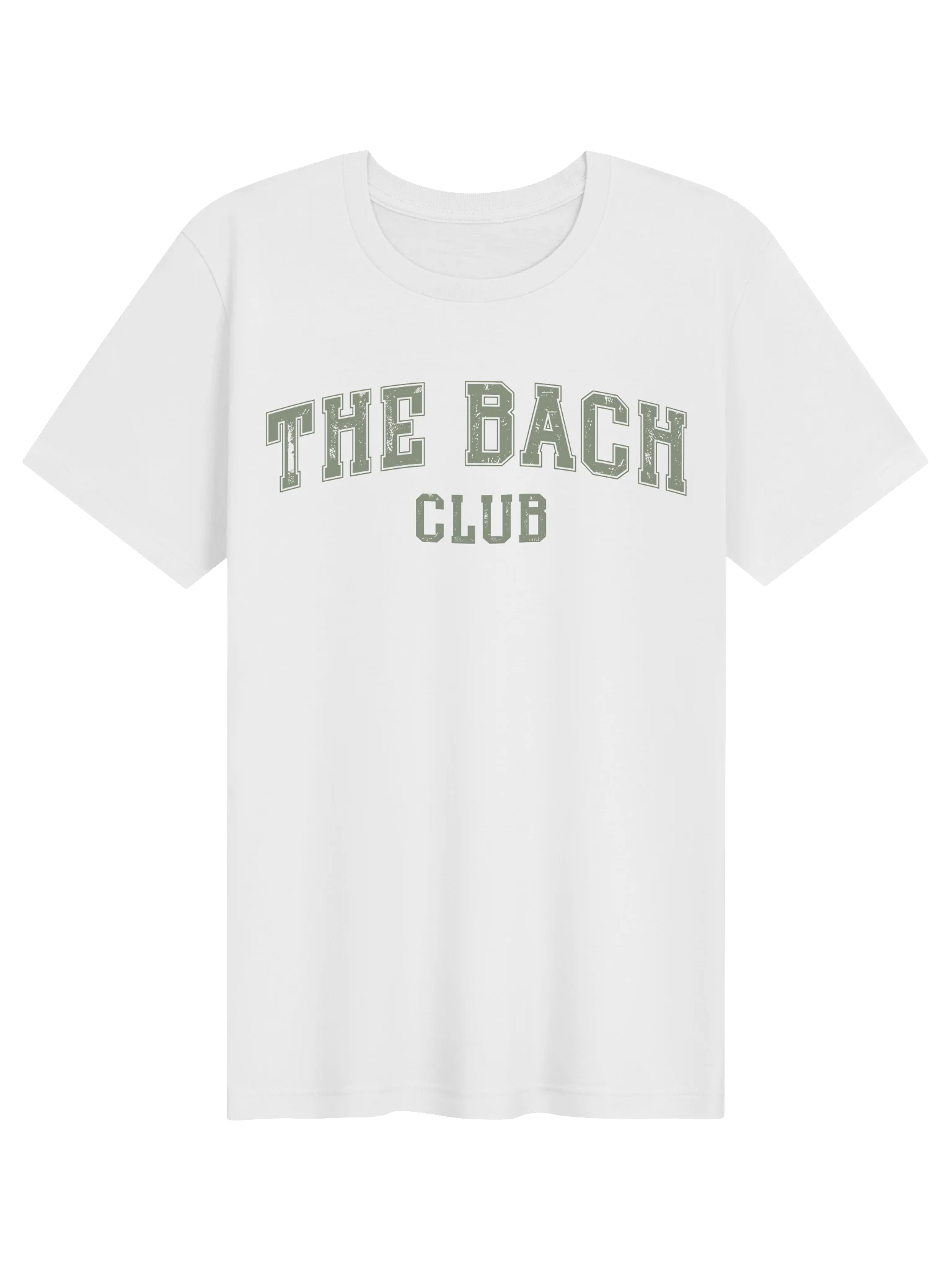 The Batch Crew T-Shirt | Minimalist Bridal Tee Sage product image (1)