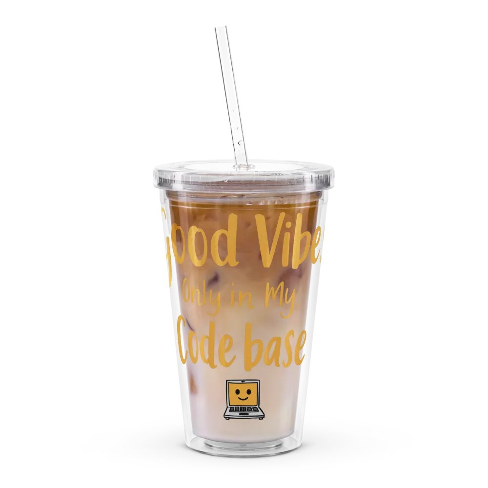 Good Vibes Only Tumbler – Code Base Edition product image (9)