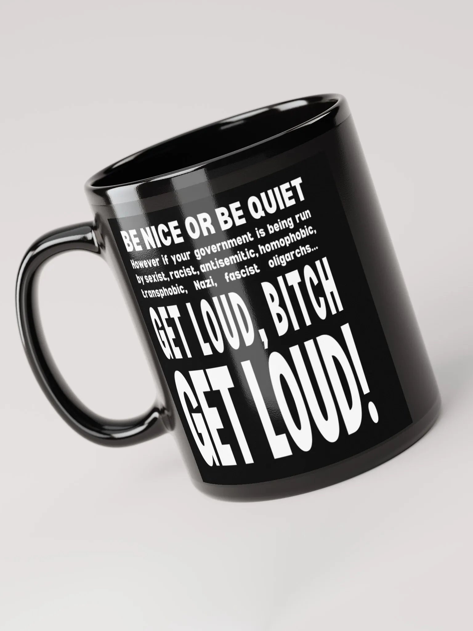 Get Loud, Bitch (White) Mug product image (6)