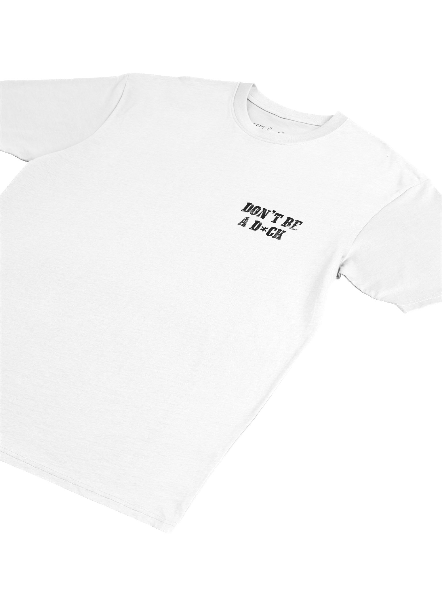 Don't Be A D*ck White Tee product image (8)
