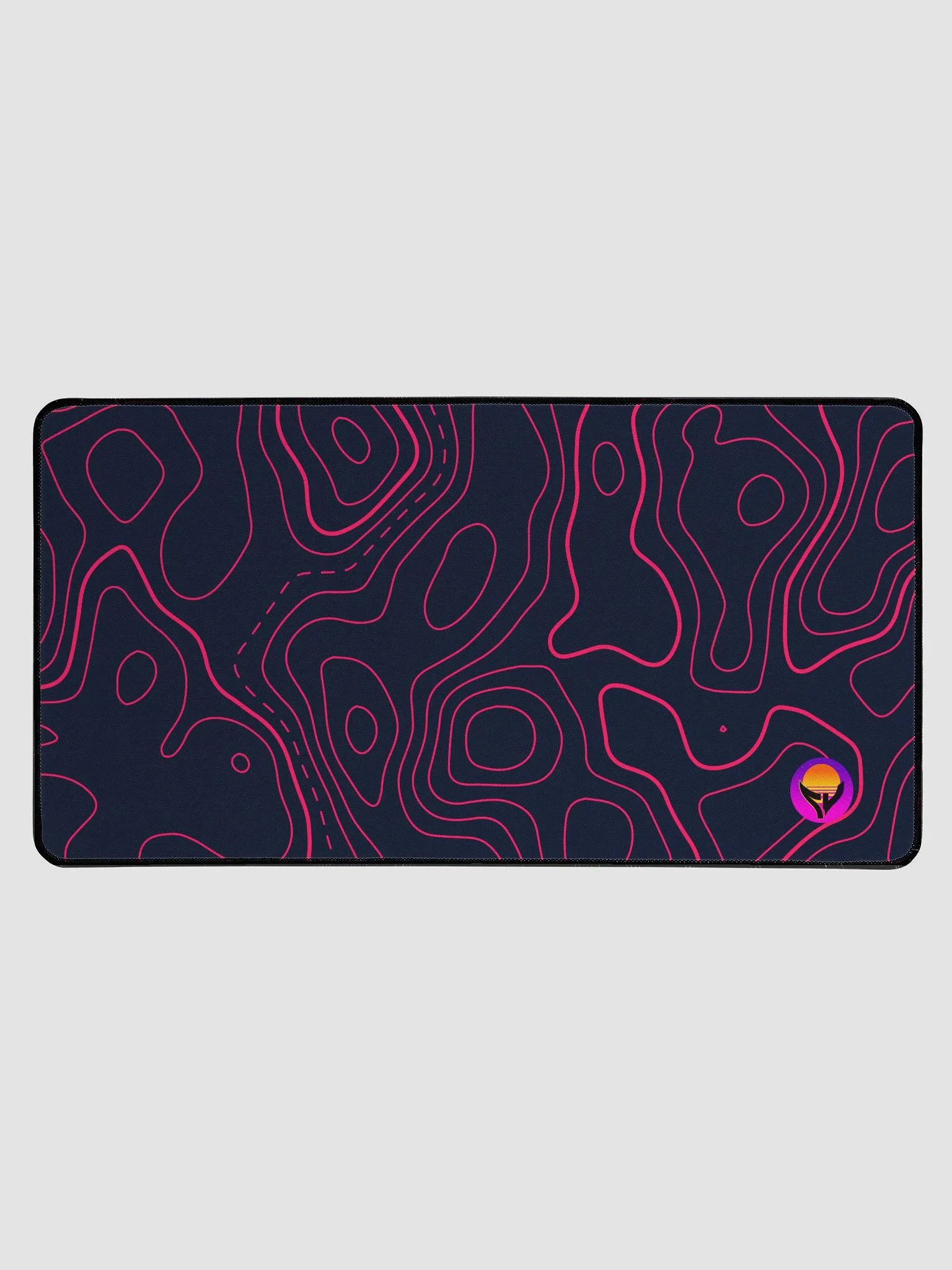 Red Topography with Logo product image (1)