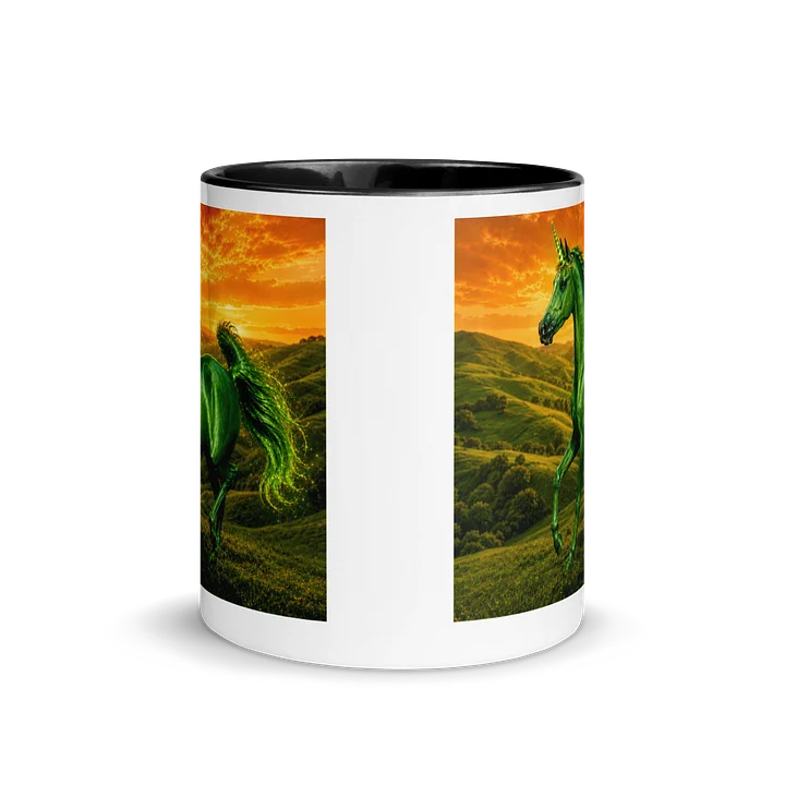 Unicorn Mug: Green product image (3)