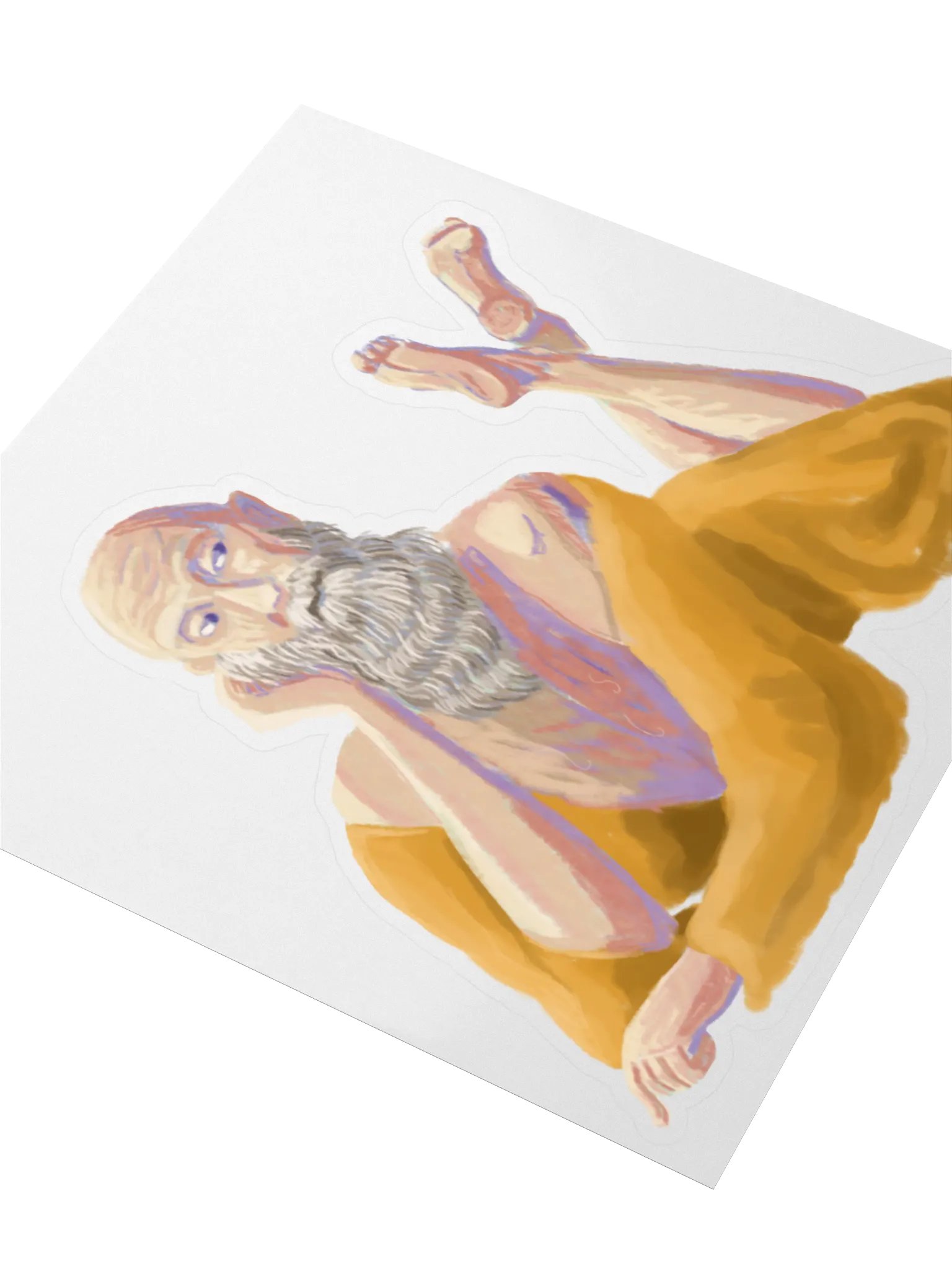 Sultry Wizard Pinup Sticker (1) product image (3)