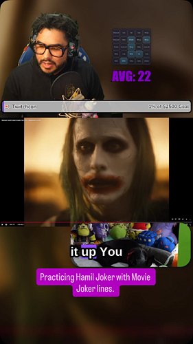 Day 2 of posting Mark Hamil Joker practices. #Voice #joker #markhamil #voiceactor #Batman