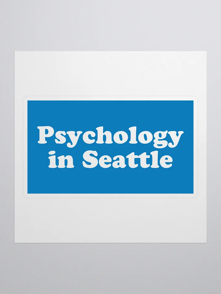 Psychology In Seattle - Sticker product image (1)