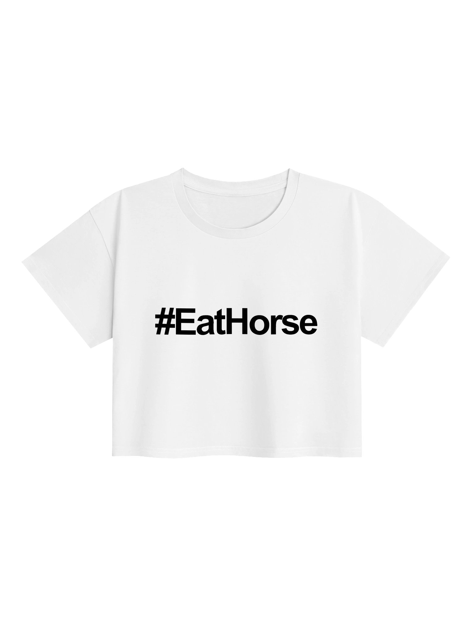 #EatHorse Women’s Crop Tee product image (7)