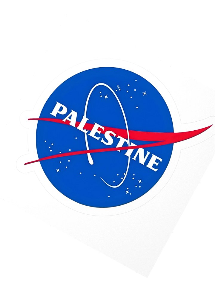 Palestine Space Galaxy Sticker product image (2)
