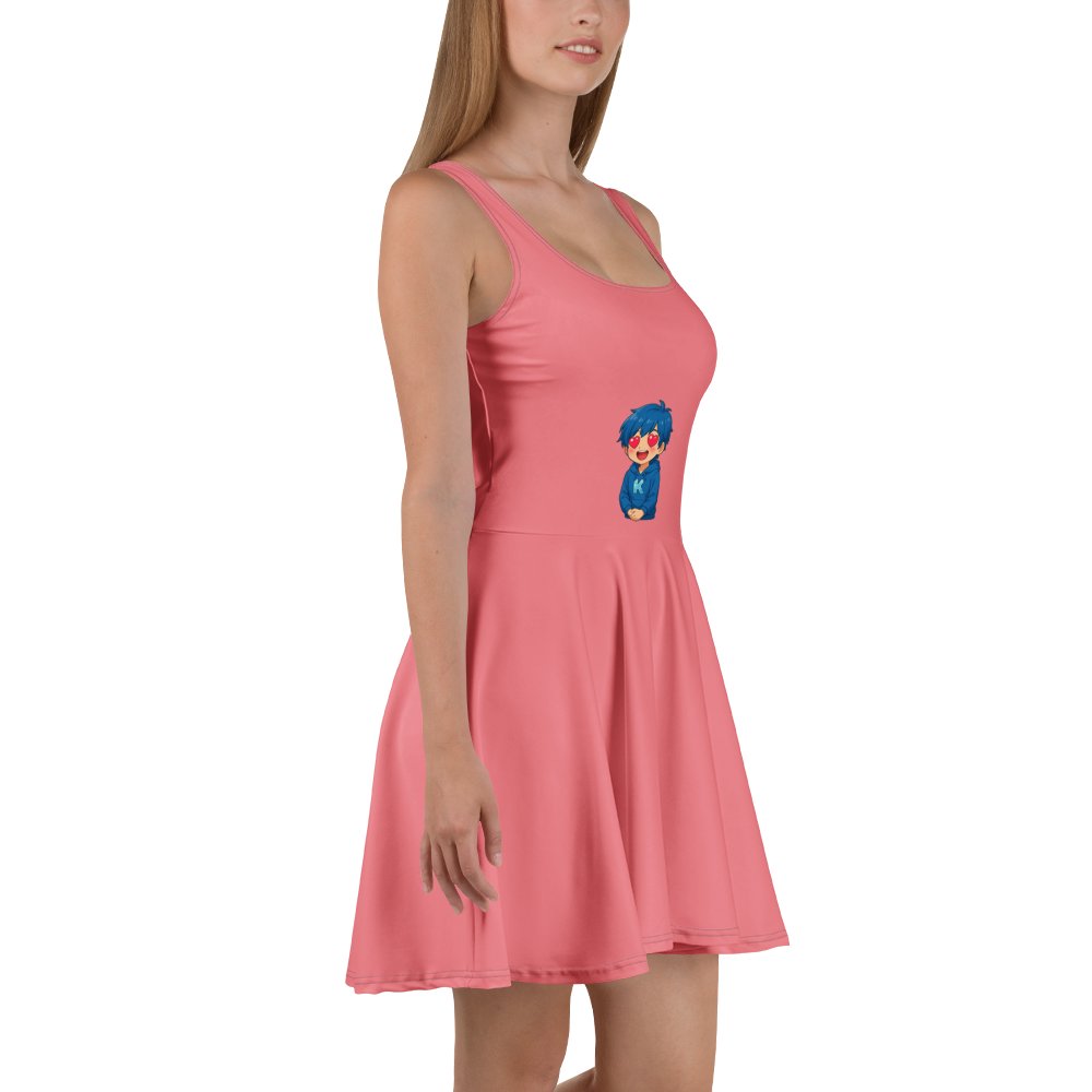 Kawaii Blue Hoodie Skater Dress product image (3)