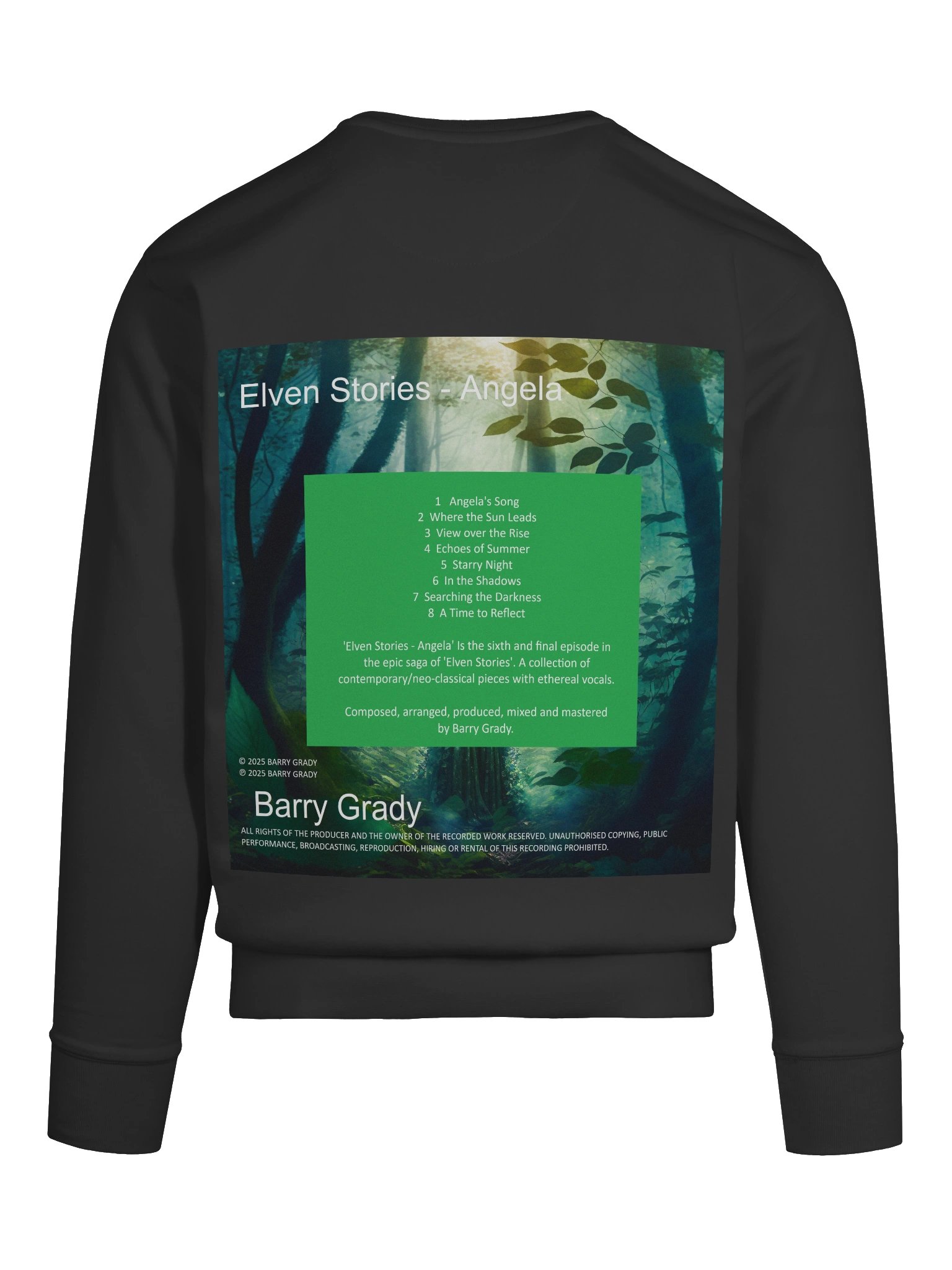 'Elven Stories - Angela' Album Cover Premium Sweatshirt product image (113)