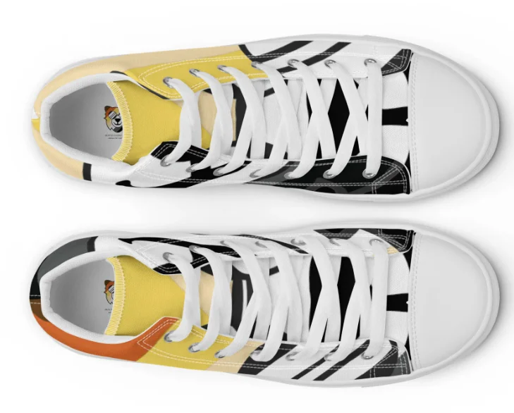 Bear Necessities Men’s high top canvas shoes product image (4)