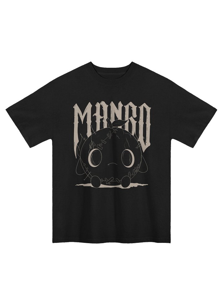Creepy Mango Print in Cream - Boxy Tshirt product image (1)