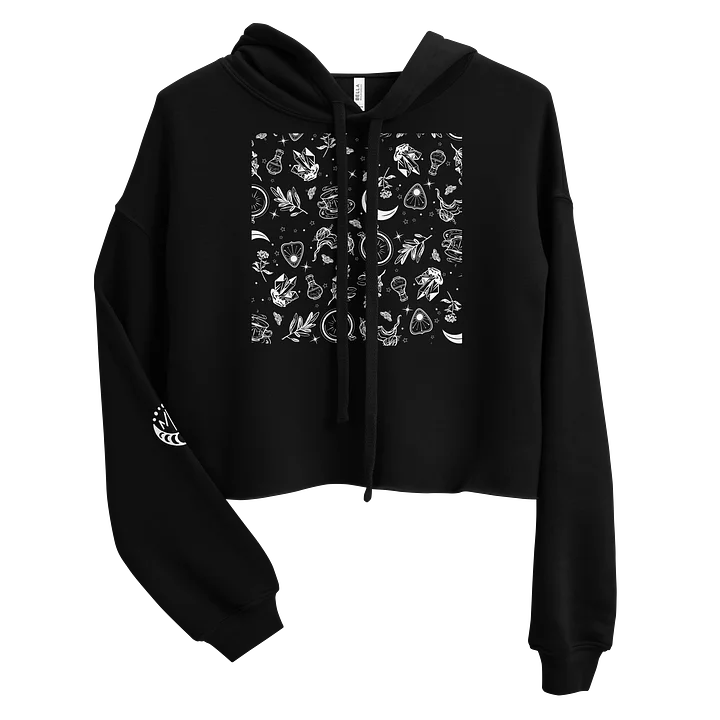 “𝖜𝖎𝖙𝖈𝖍'𝖘 𝖌𝖚𝖎𝖉𝖊” crop hoodie product image (1)