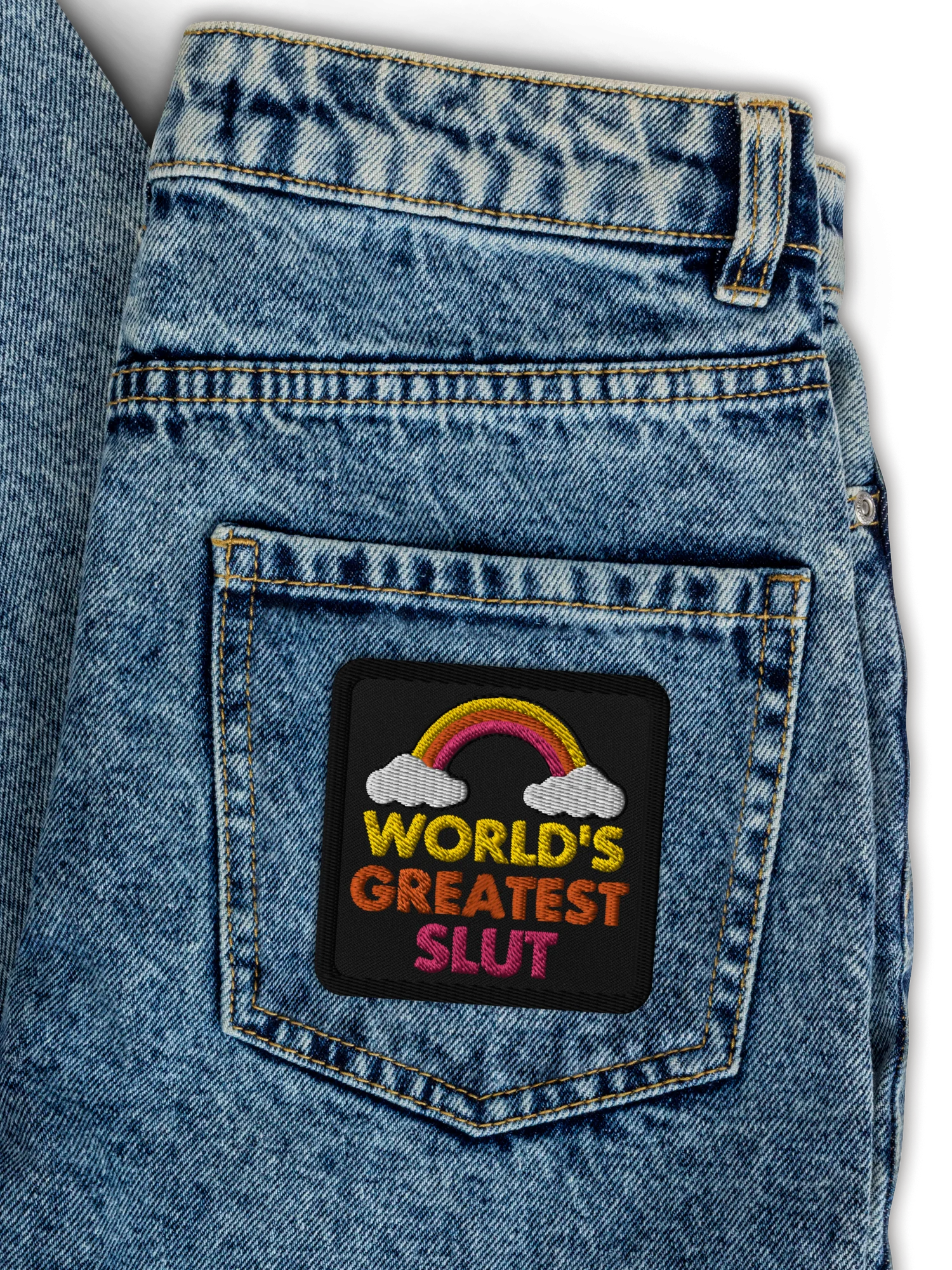 World's Greatest Slut 3 inch patch product image (1)