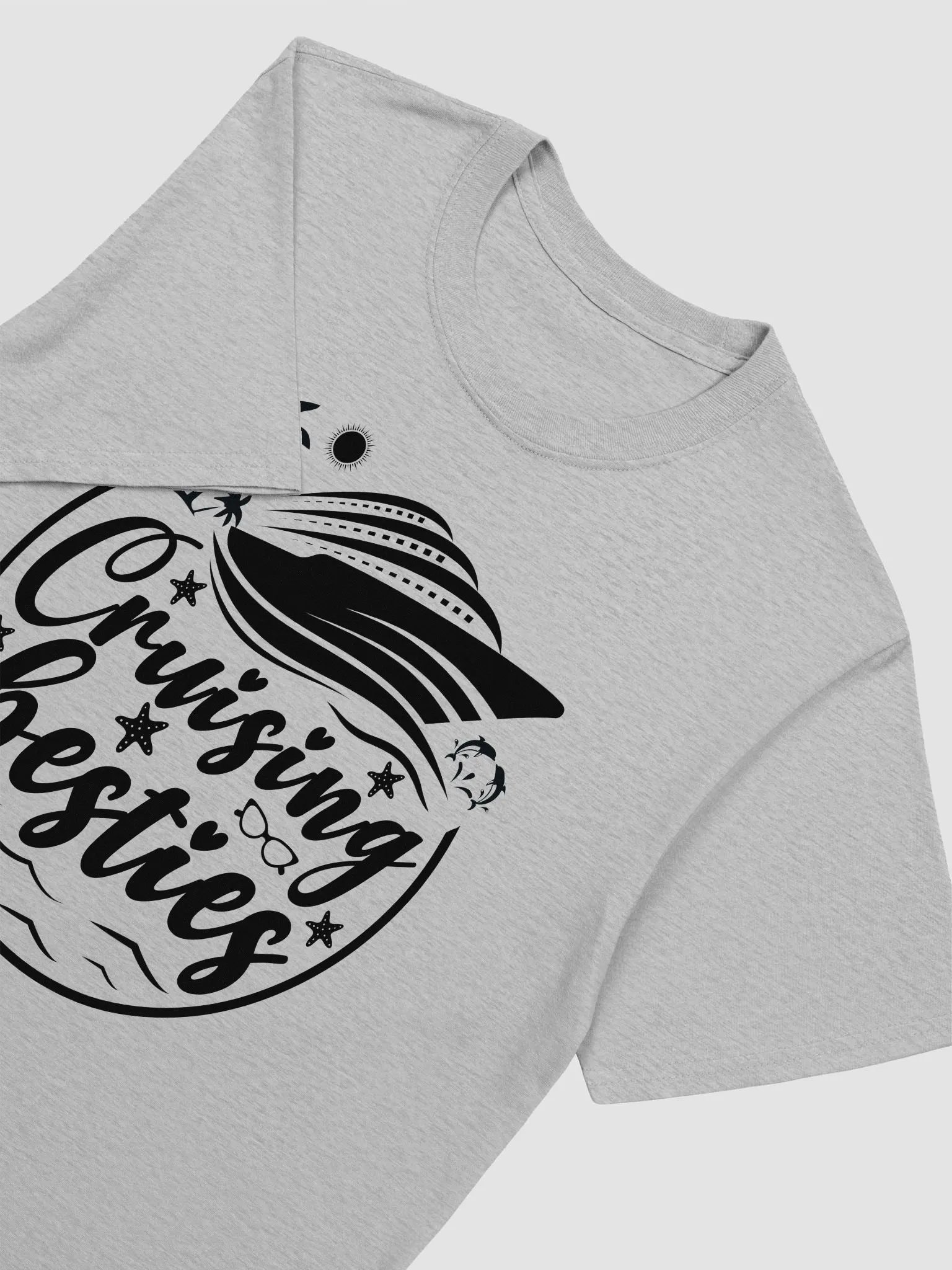 Cruising Besties Unisex Softstyle T-Shirt Light Colours product image (2)