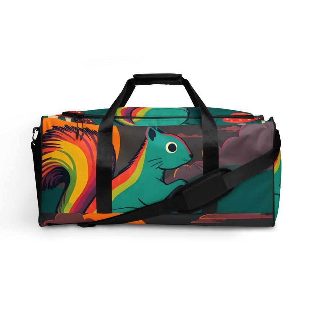Rainbow Squirrel All-Over Duffle Bag product image (1)