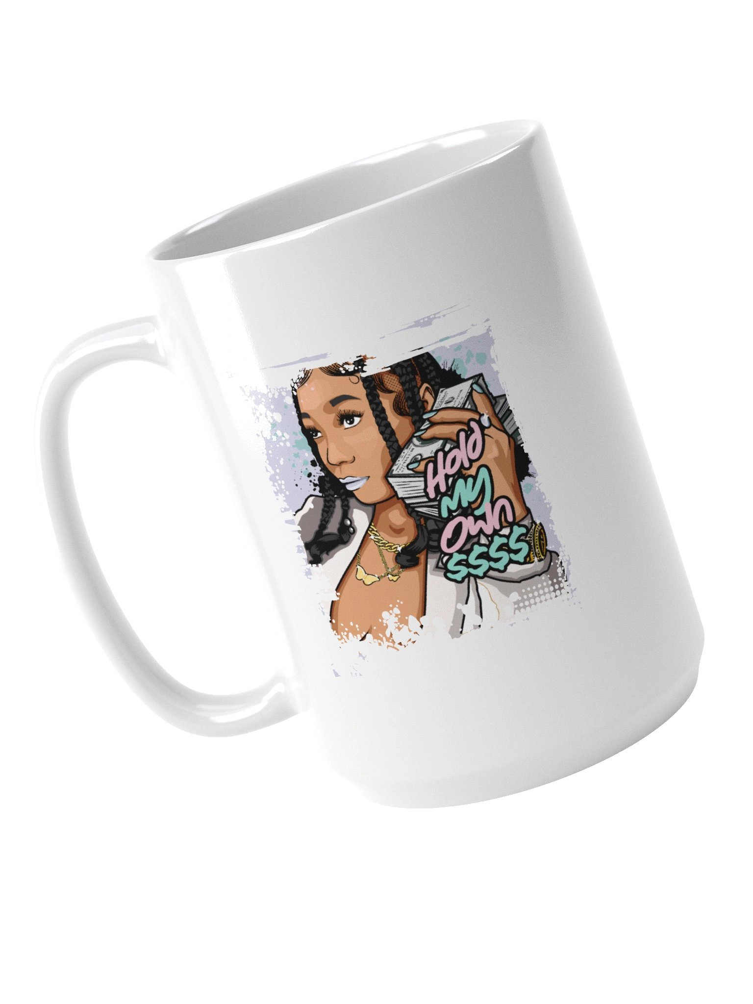 Ceramic Mug – Graffiti Glamour Modern Graphic Coffee Mug for Daily Use product image (4)