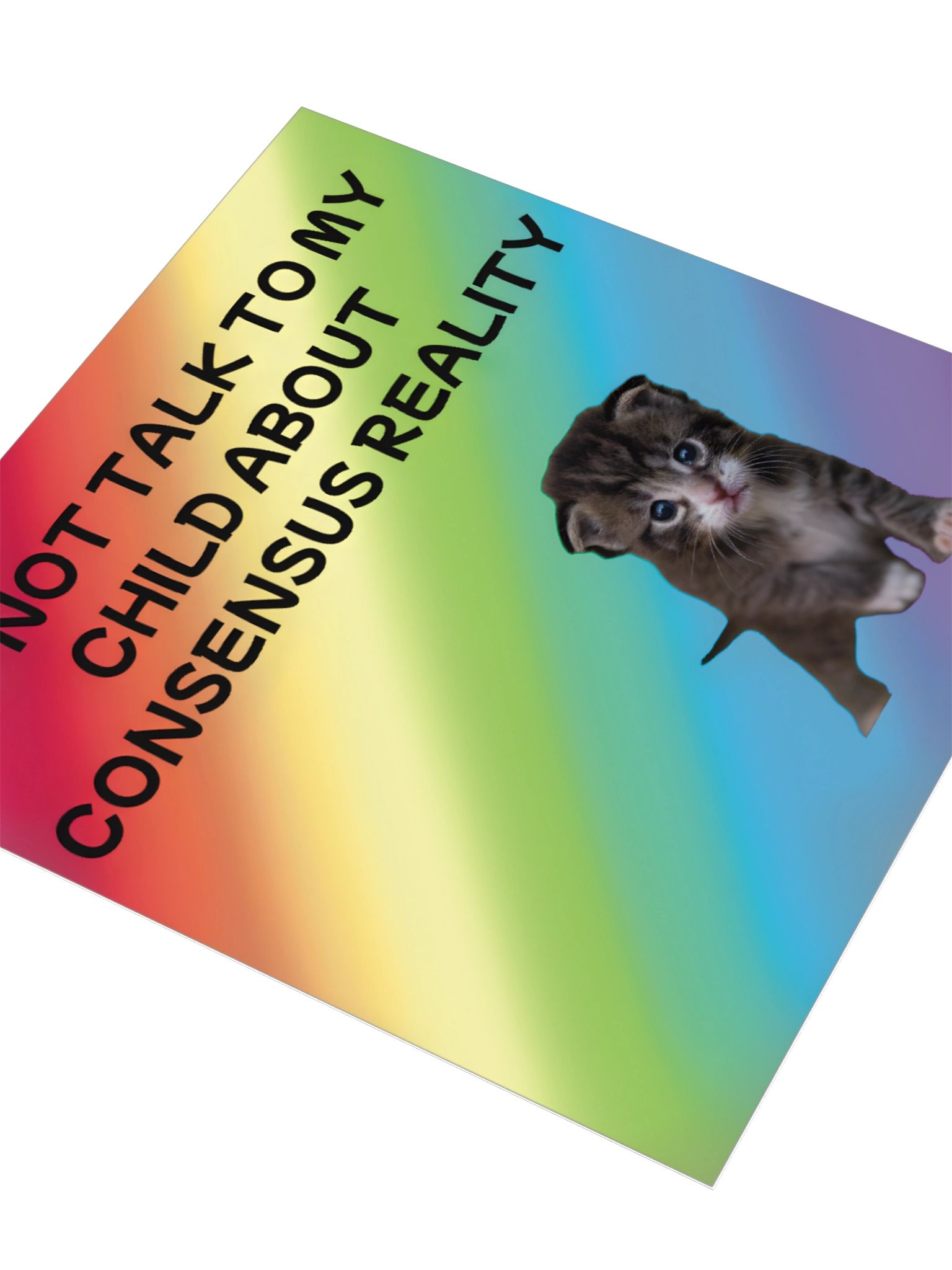 Do Not Talk to My Child About Consensus Reality Sticker product image (8)