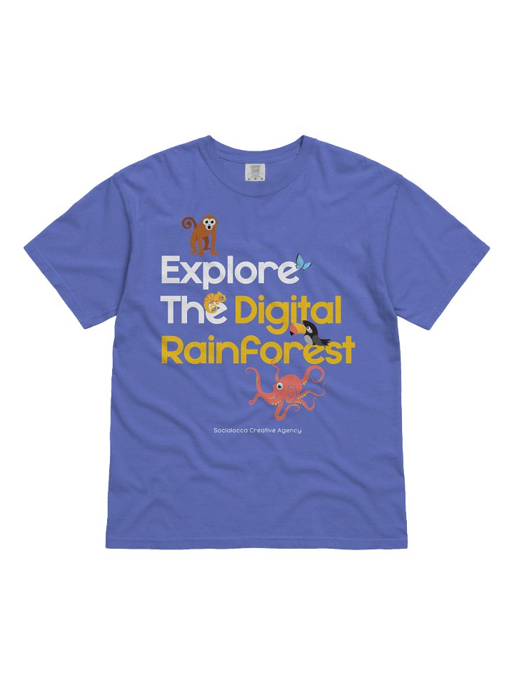 Explore the Digital Rainforest – Purple Edition Tee product image (1)