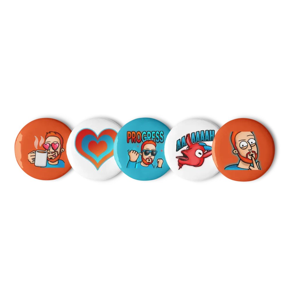Emote Pin Badges product image (2)