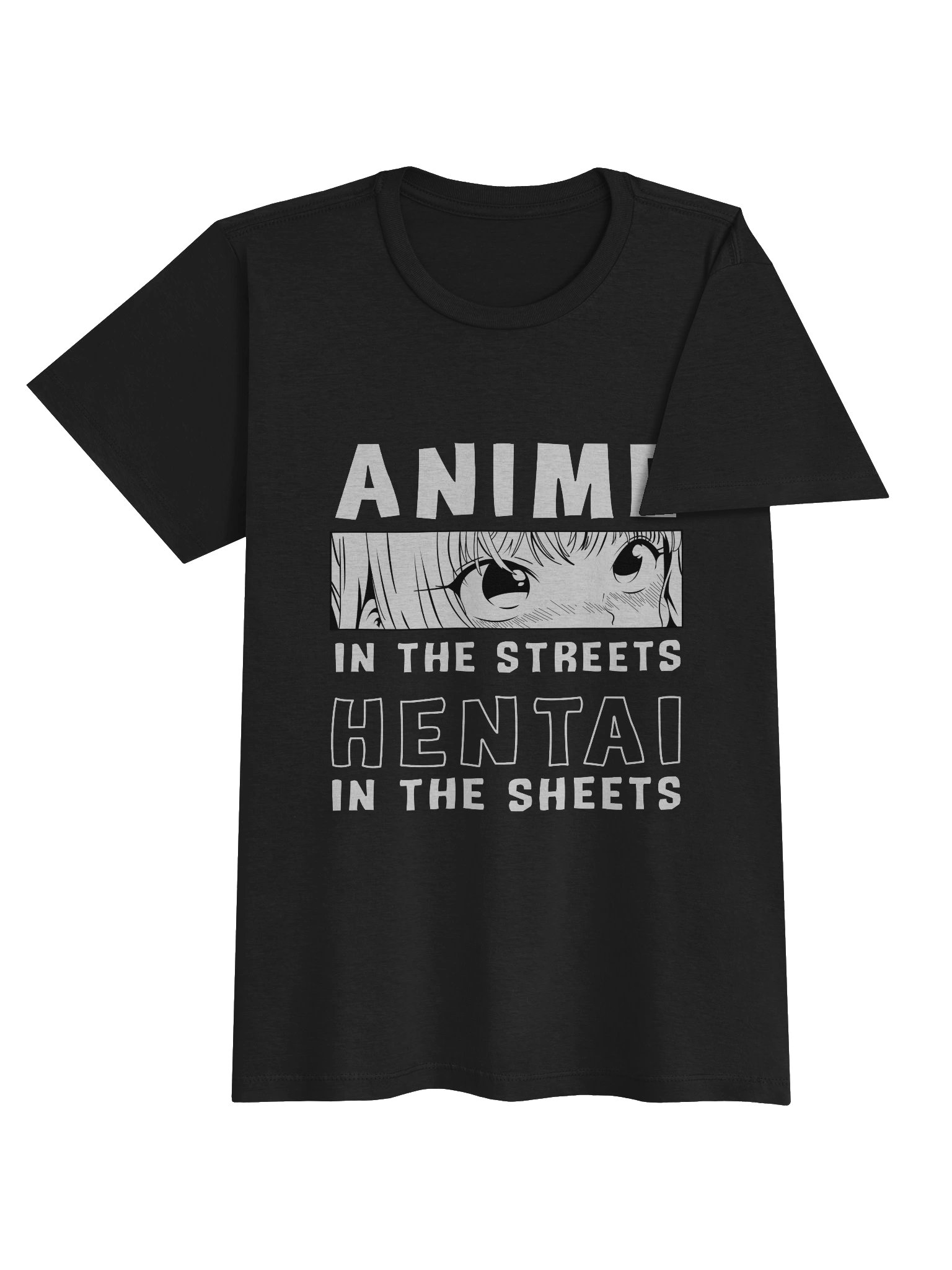 Anime in the Streets Women's Graphic Tee | Softstyle Otaku Manga T-Shirt product image (3)