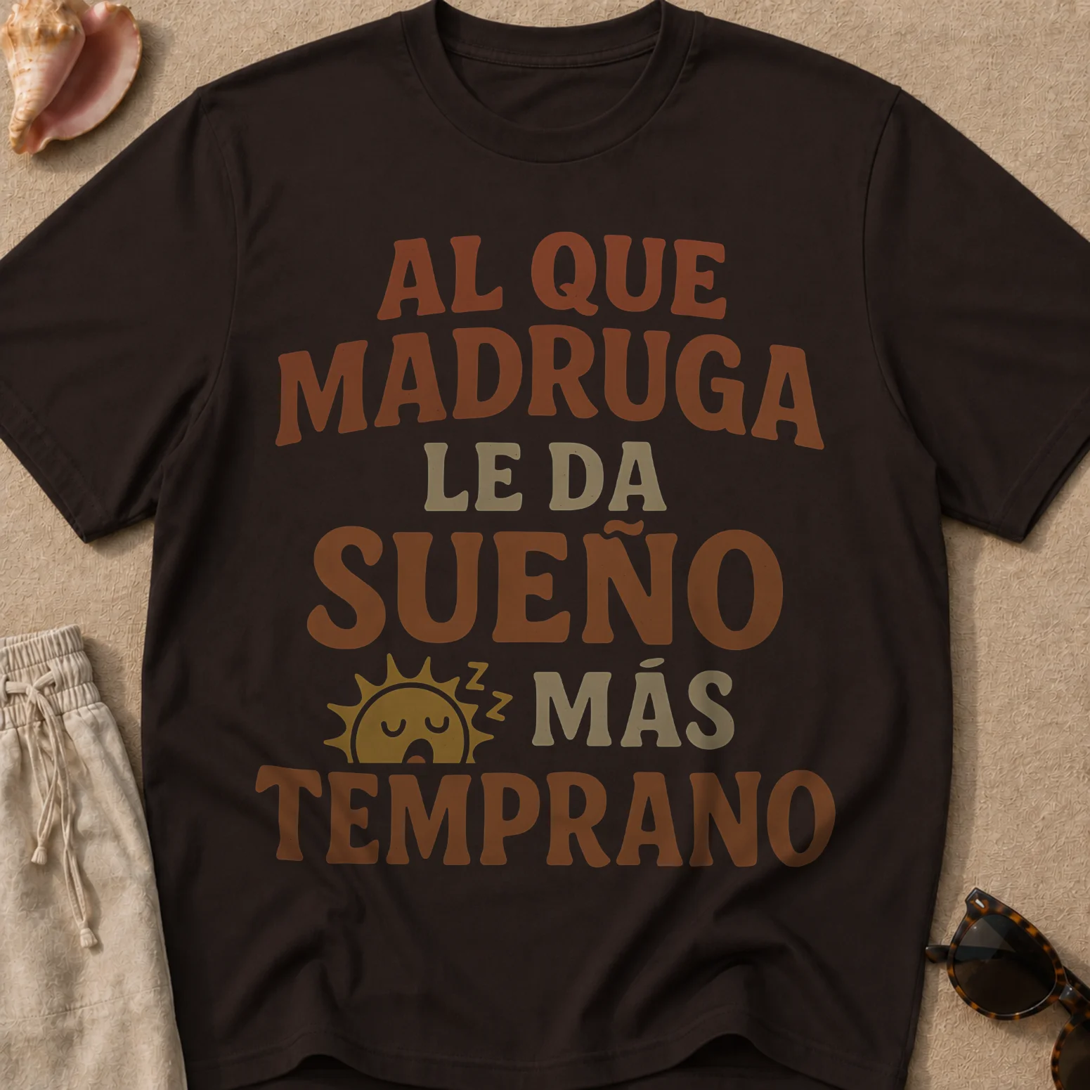 Al que Madruga Le Da Sueño Más Temprano Camiseta Unisex product image (1)