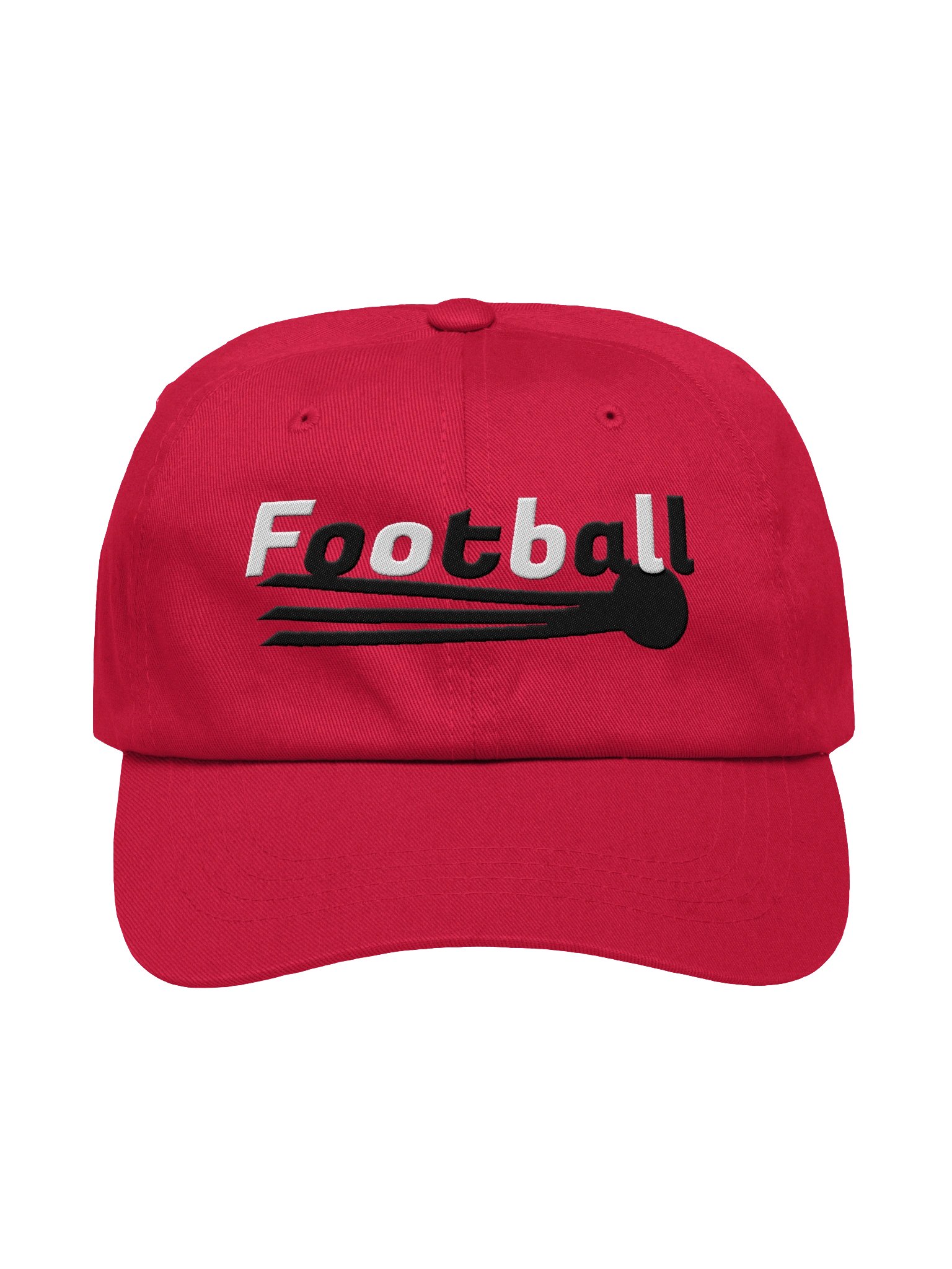 Black And White Football Dad Hat product image (9)
