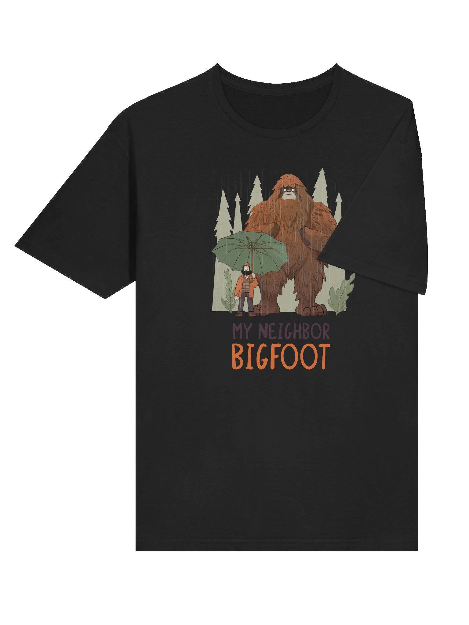 My Neighbor Bigfoot T-Shirt – Funny Sasquatch Tee, Cryptid Lover Graphic Shirt product image (39)