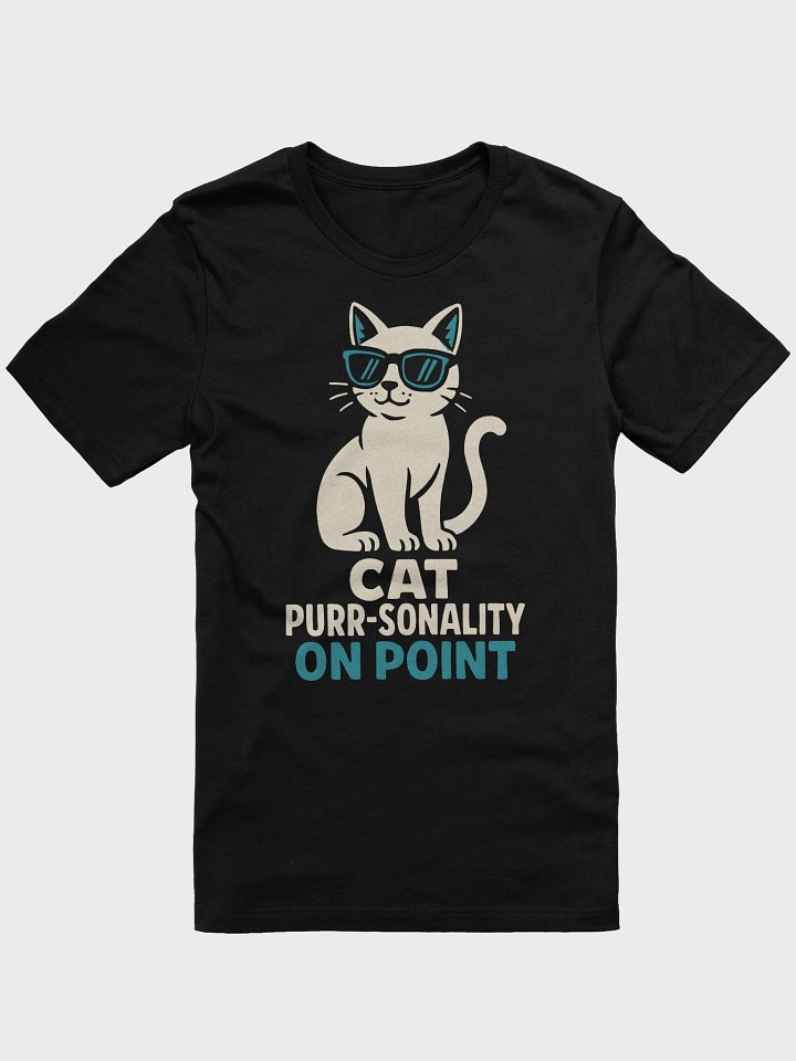 Purr-fectly Cool Cat Graphic Tee product image (1)