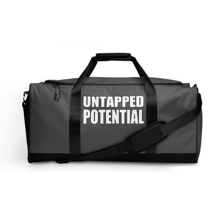 Untapped Potential Gray Duffle Bag product image (1)