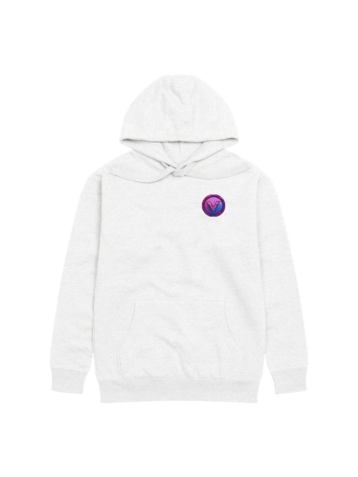 White Simplistic V Hoodie product image (1)