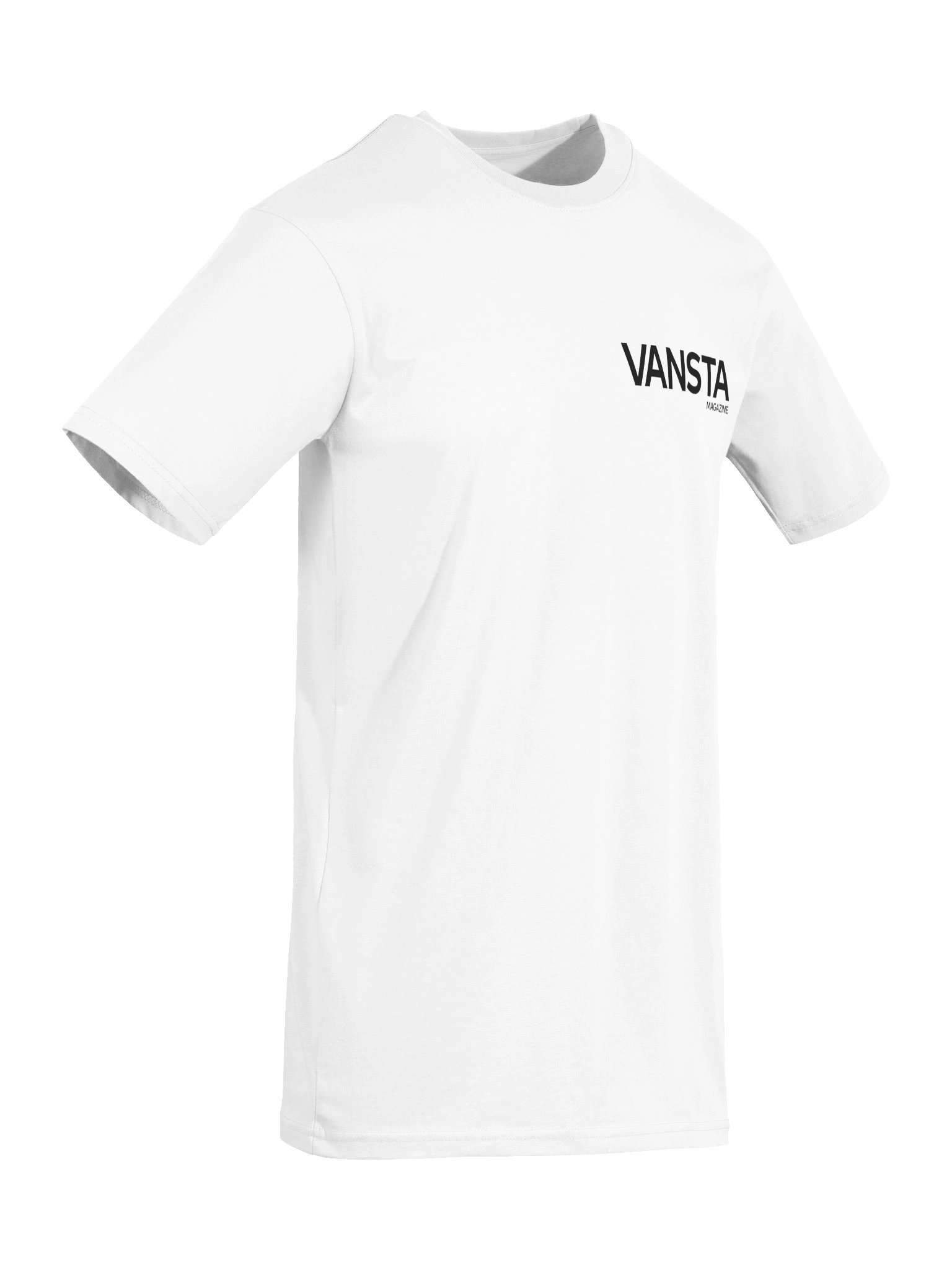 VANSTA Heavyweight Tee · White w/ Black Logo product image (4)