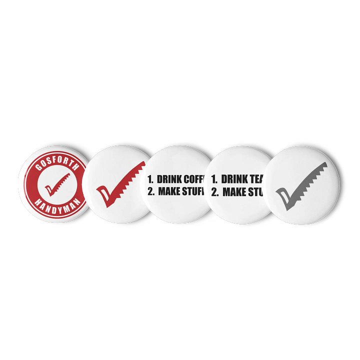 Gosforth Handyman Pin Badges product image (1)