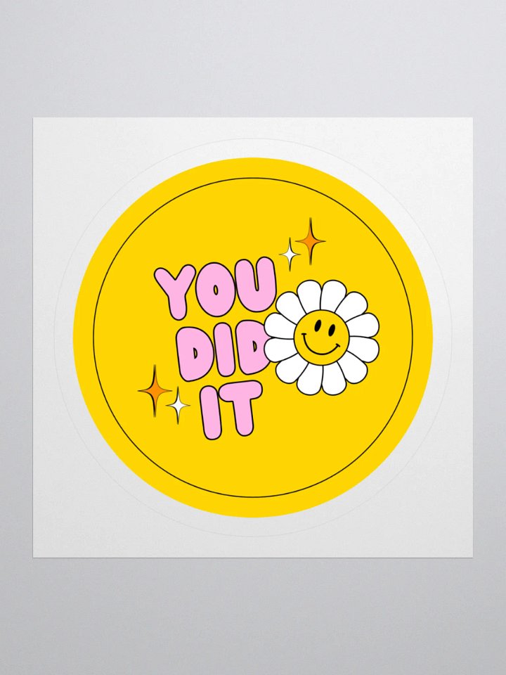 You Did It! – Celebration Sticker product image (2)