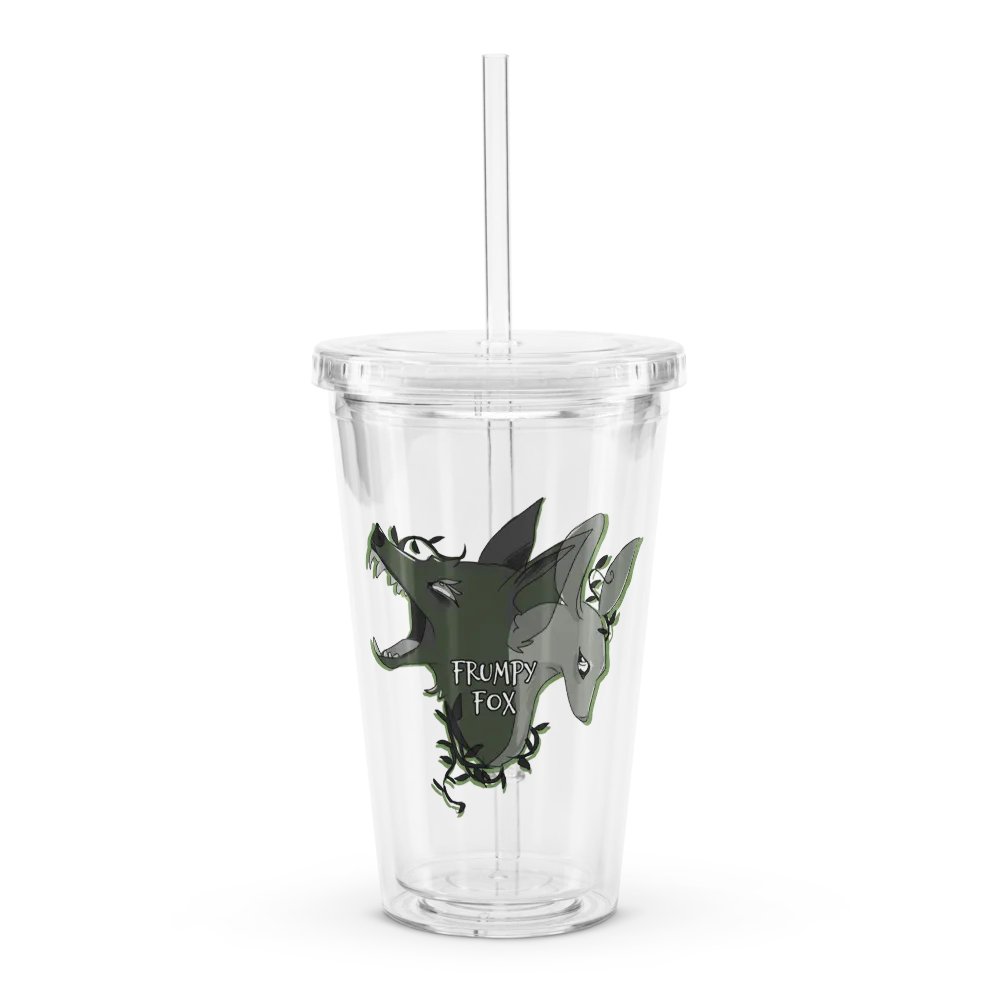 Cute clear plastic cup product image (1)