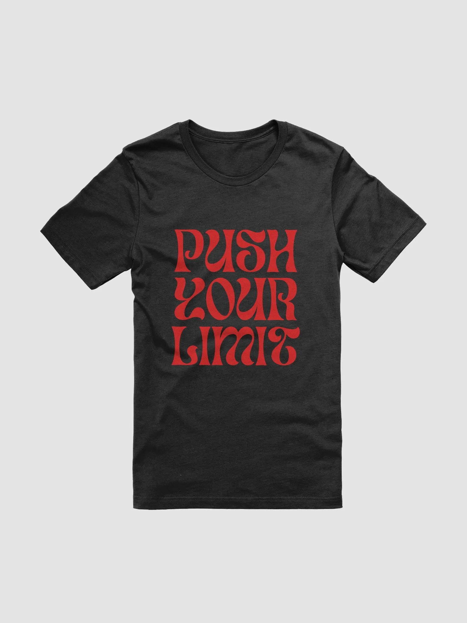 Limit-Pushing Red Typography Tee product image (8)