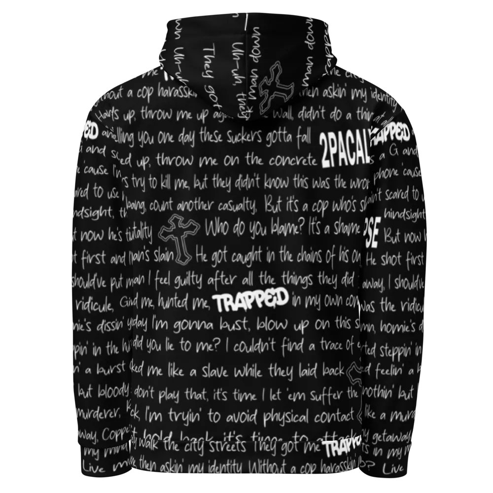 Trapped - 2Pac - BLACK - Unisex Hoodie product image (3)