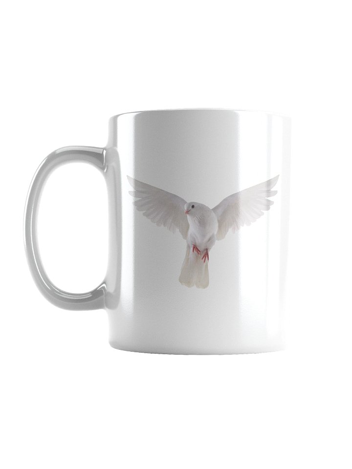 Glossy White Dove Mug product image (1)