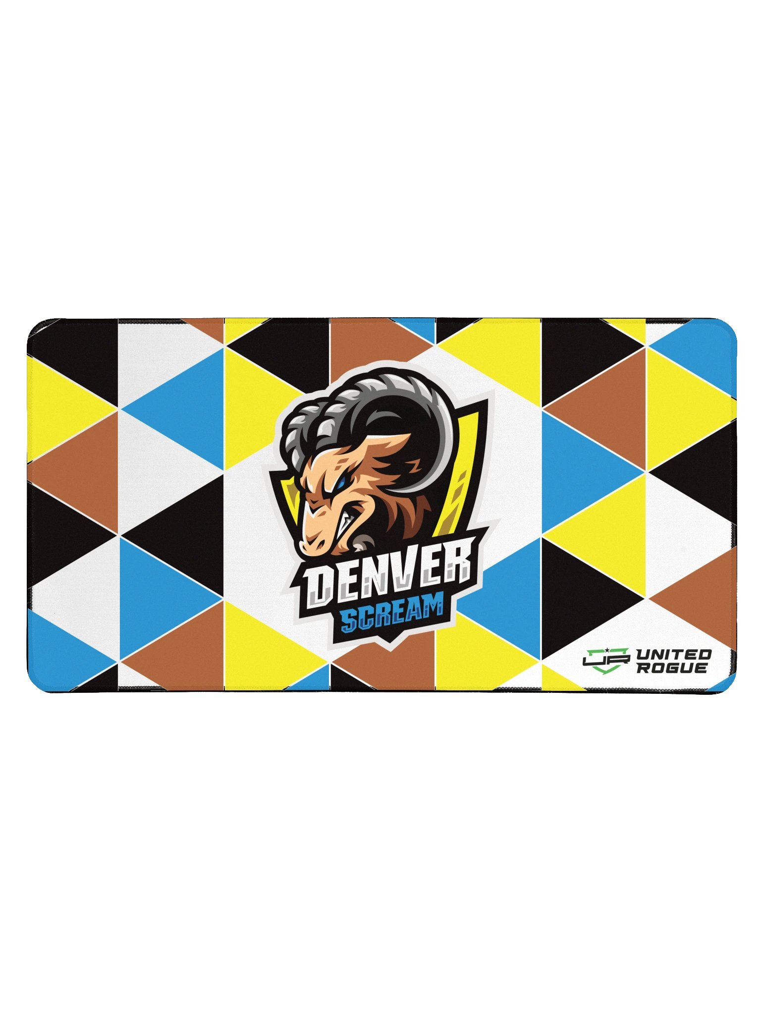 Denver Scream Geometric Desk Mat product image (1)
