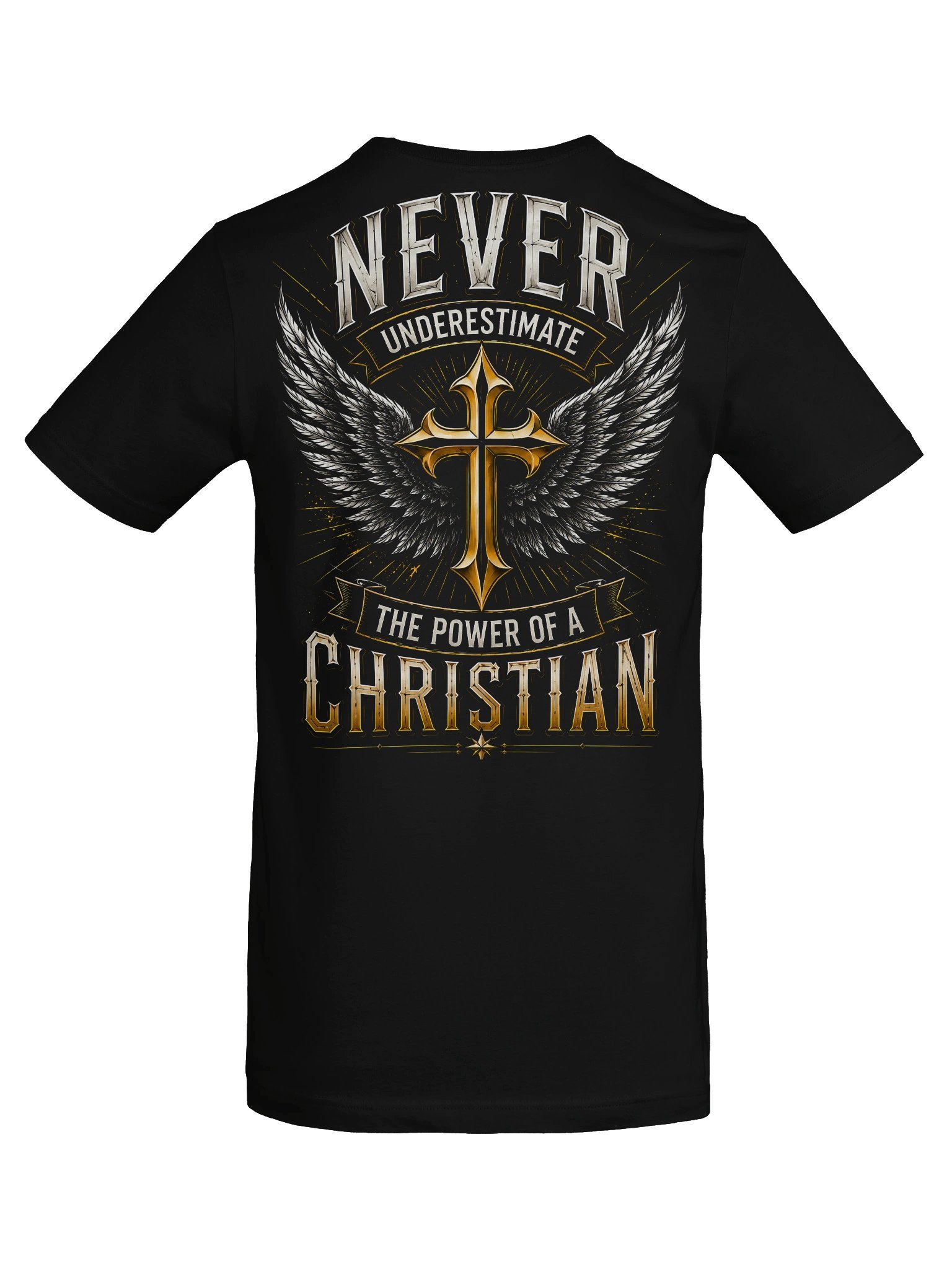 Never Underestimate - Unisex - Bold Cristian Tee - Unisex - Founder’s Edition T-Shirt product image (2)