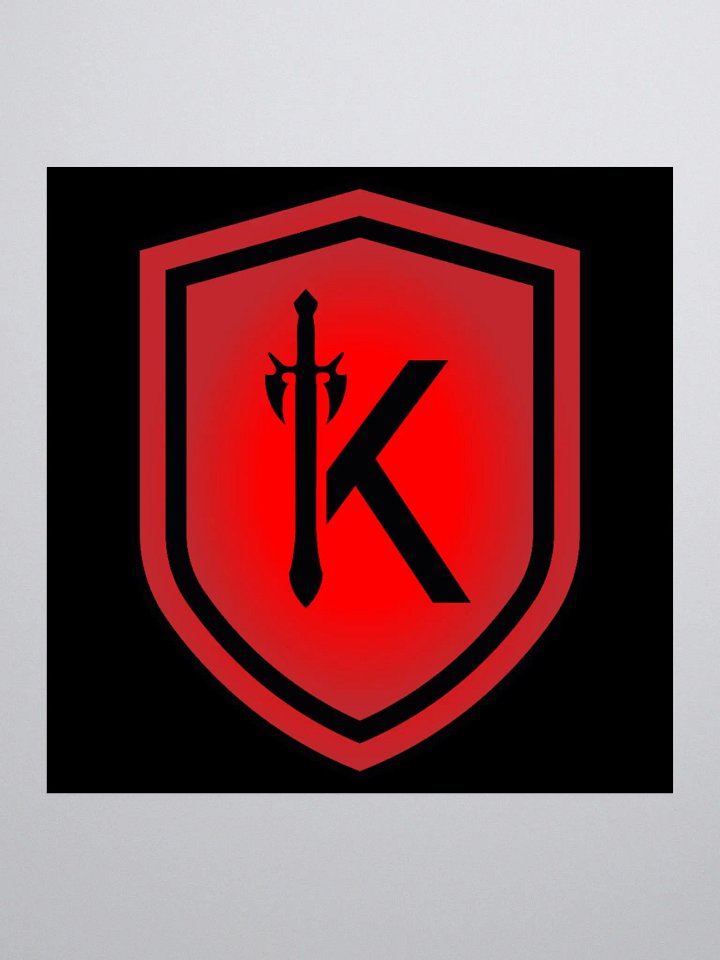 Killadrix Shield Logo - Sticker (Black) product image (1)