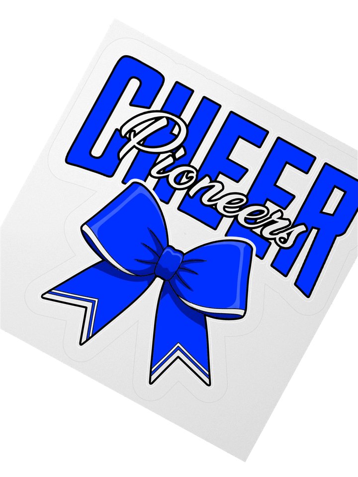 Pioneers Cheer Bow Sticker product image (5)