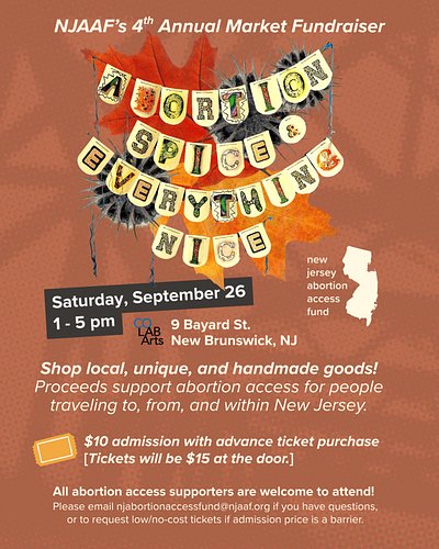 Who’s ready to help fund abortions? I am!
Come out next Saturday, September 26th 1-5pm to @colabarts ! This market is hosted ...