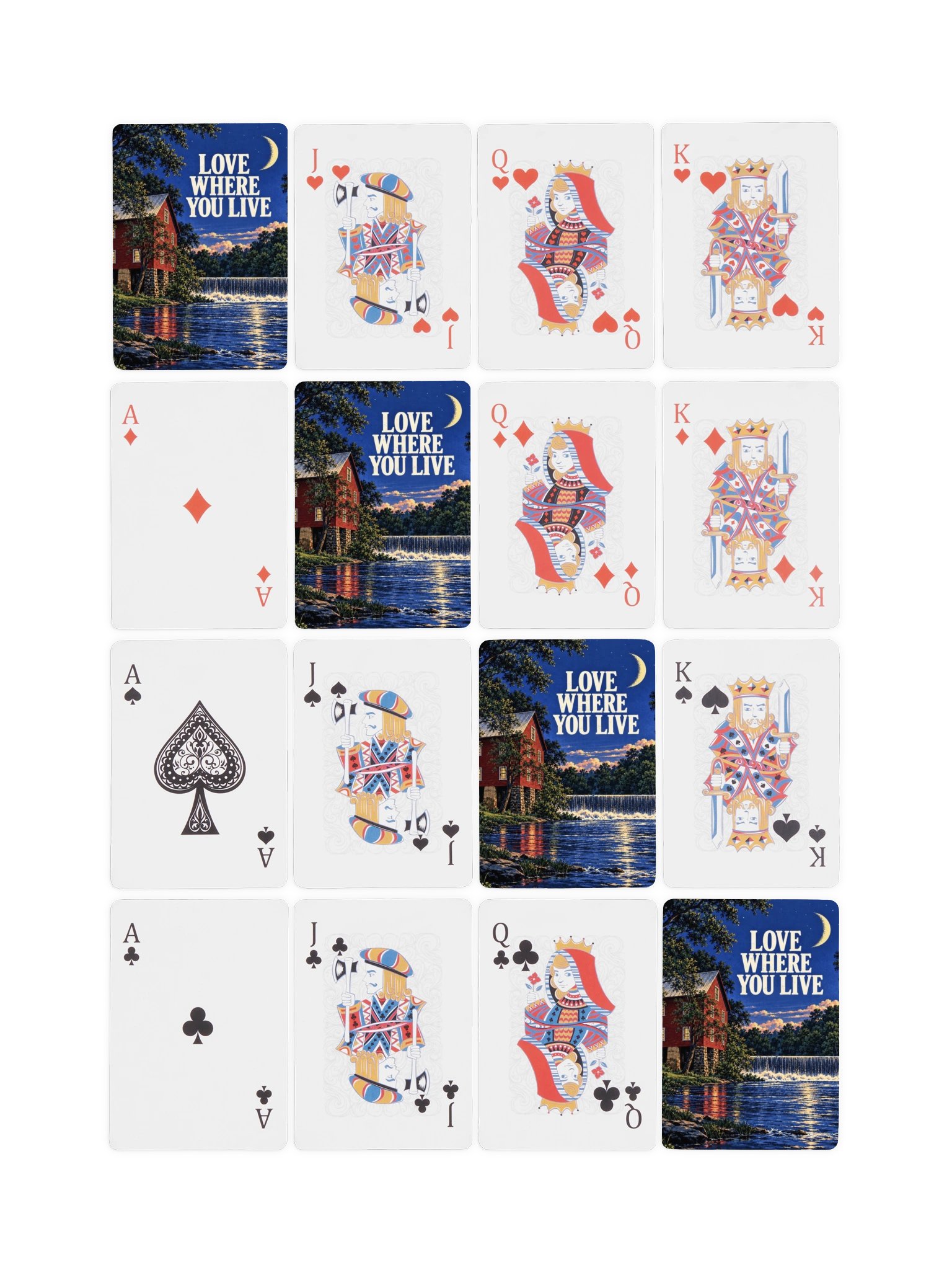 Love Where You Live: Starr’s Mill Playing Cards product image (5)