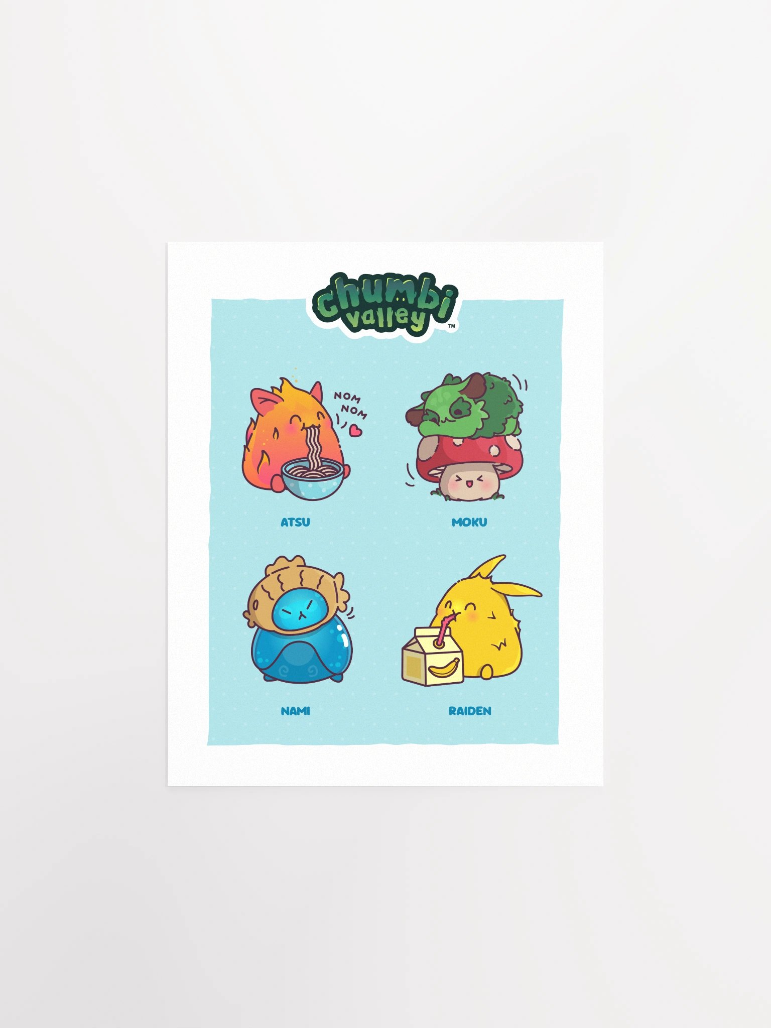 Chumbi Besties Paper Poster product image (3)