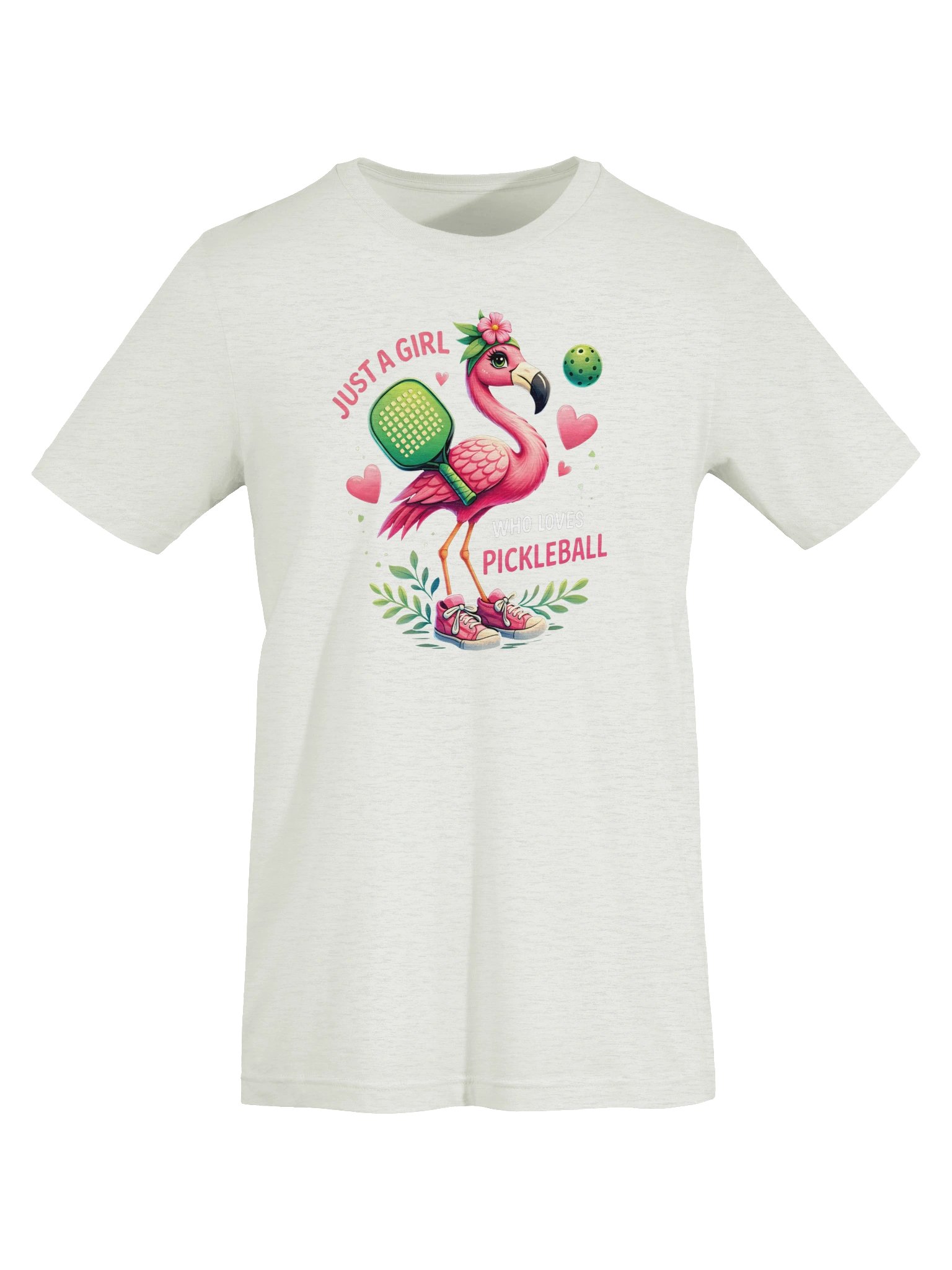Just a Girl Who Loves Pickleball T-Shirt | Flamingo Pickleball Tee product image (38)